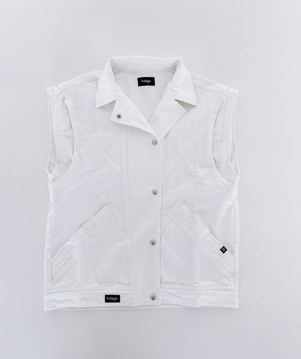 CHALECO DENIM OVERSIZE