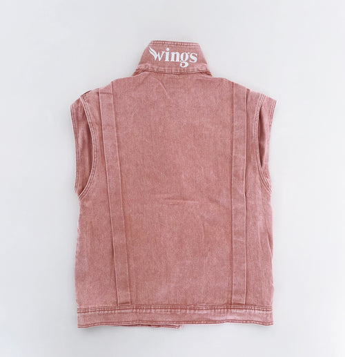 CHALECO DENIM OVERSIZE