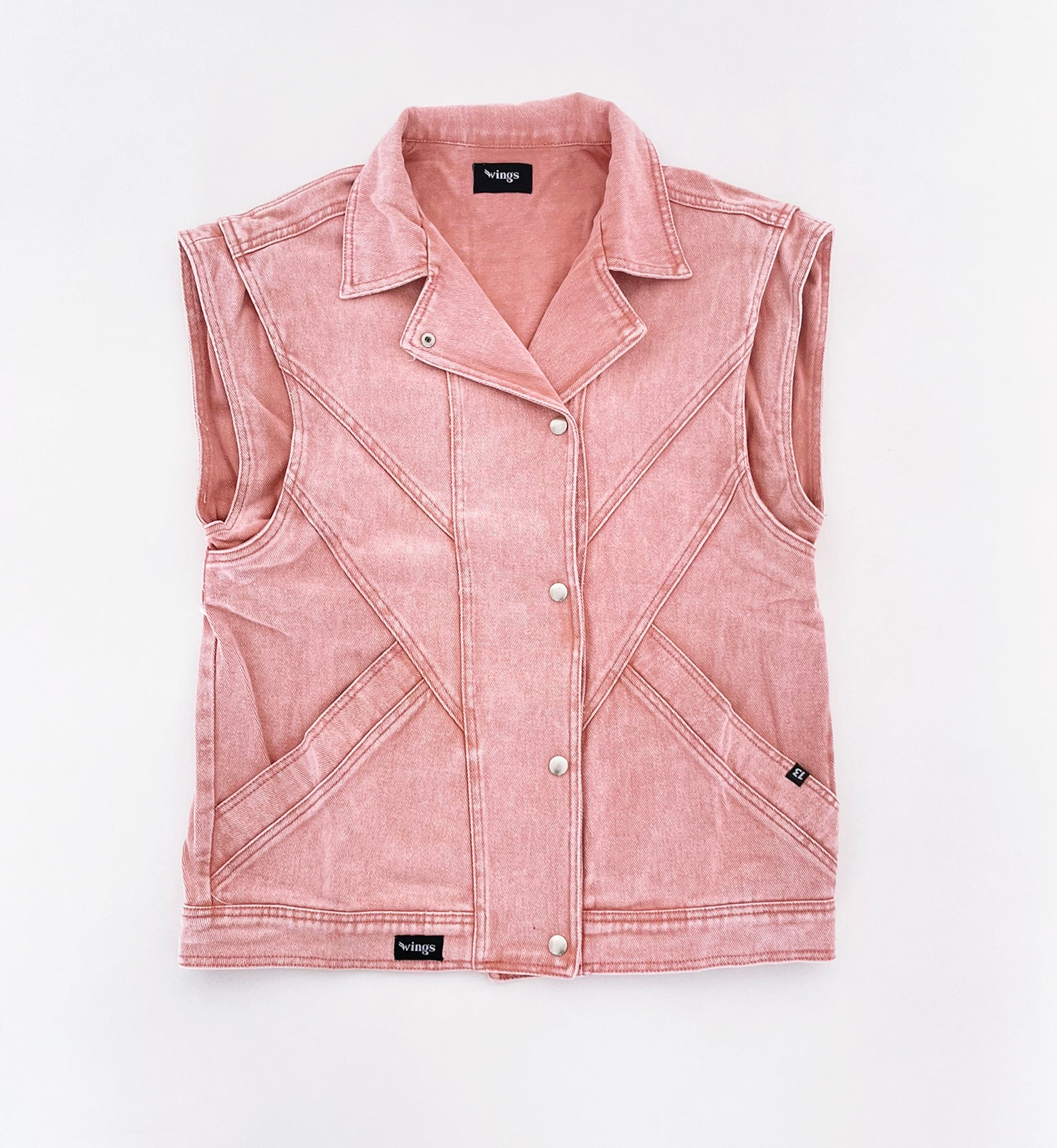 CHALECO DENIM OVERSIZE