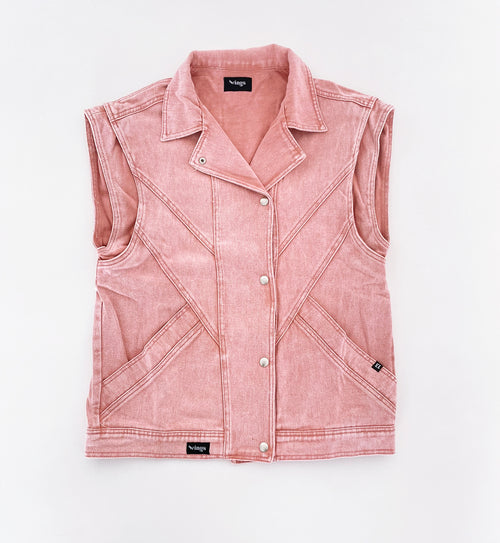 CHALECO DENIM OVERSIZE