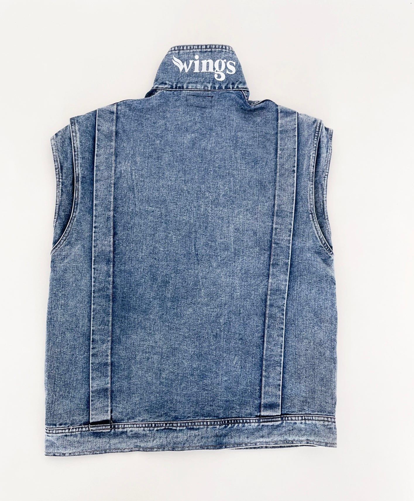 CHALECO DENIM OVERSIZE