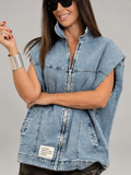 AURA CHALECO DENIM
