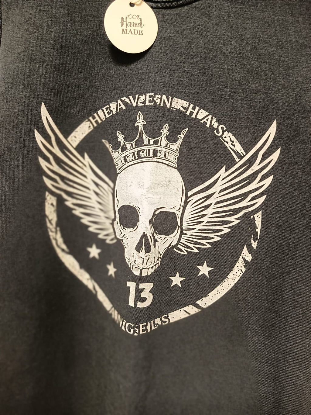 VESTIDO COTTON "WINGS SKULL" - LIMITED EDITION -