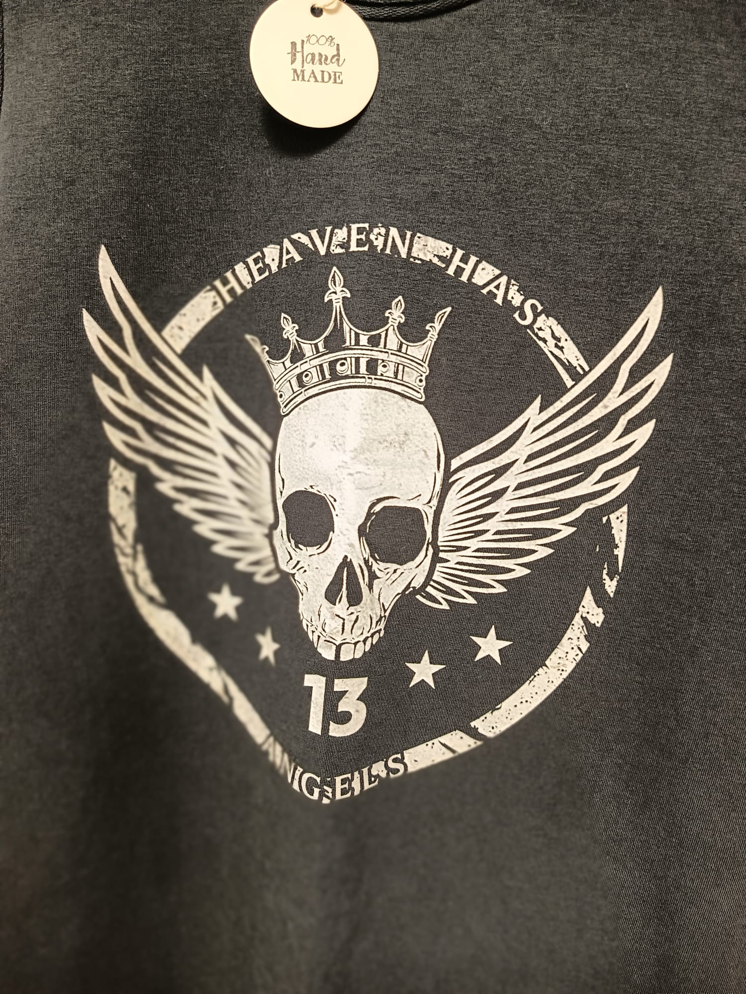 VESTIDO COTTON "WINGS SKULL" - LIMITED EDITION -